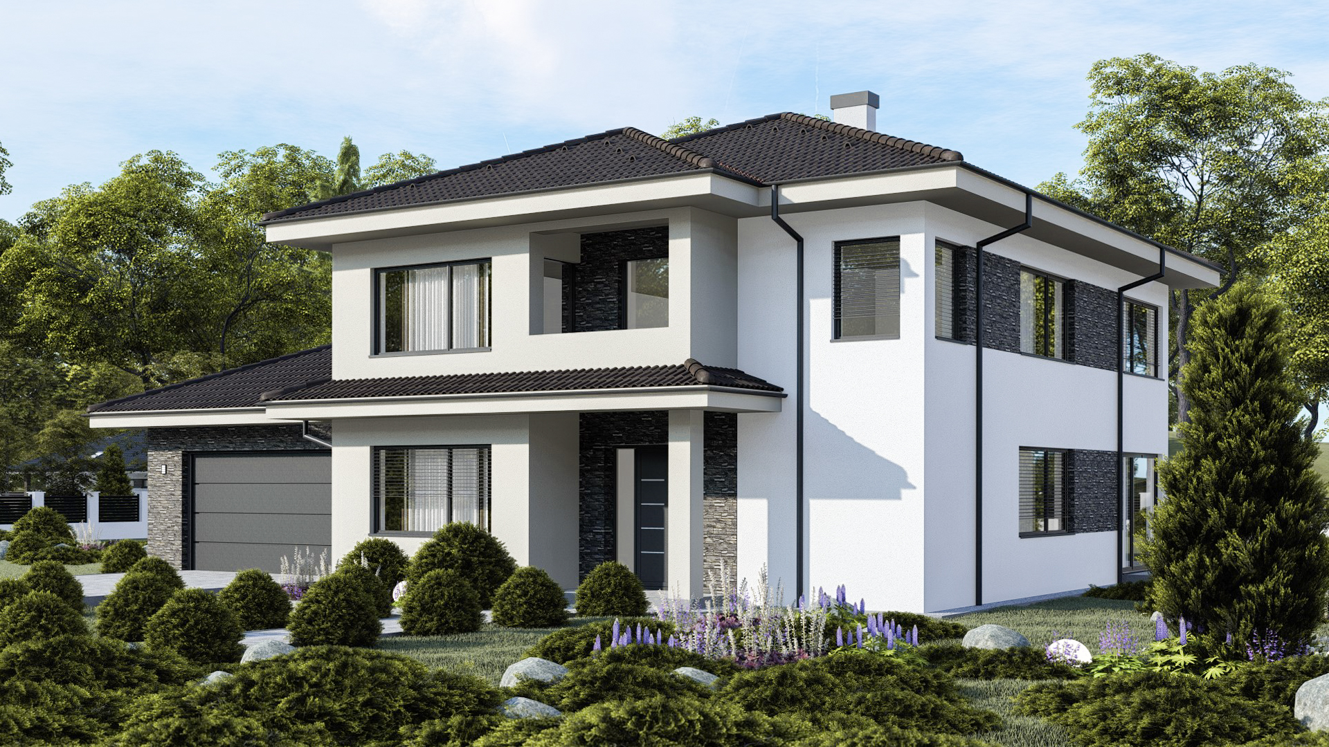 Contemporary family house